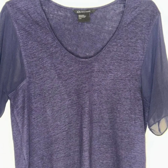 ARMANI EXCHANGE Sweater/T-Shirt‎ in Evening Blue - Picture 1 of 4